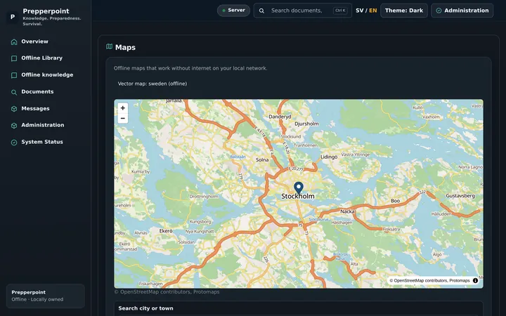 Offline maps